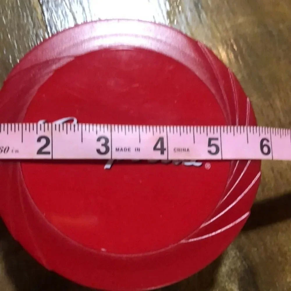 Vintage Campbells Soup Red Plastic Container‎ Storage Jar Collectible
